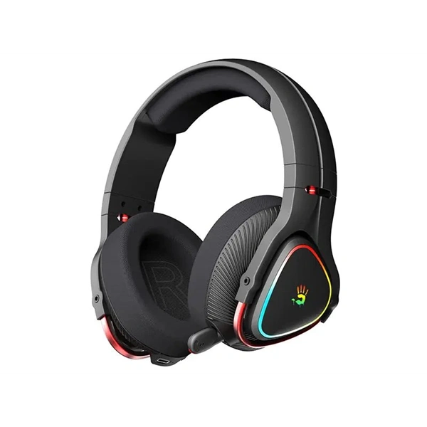 A4-Tech Bloody MR710 Multi-platform vezeték nélküli RGB fekete gamer headset