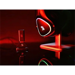 A4-Tech Bloody MR710 Multi-platform vezeték nélküli RGB fekete gamer headset