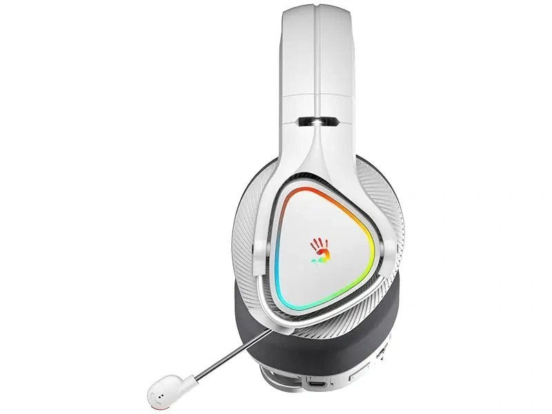 A4-Tech Bloody MR710 Multi-platform vezeték nélküli RGB szürke gamer headset