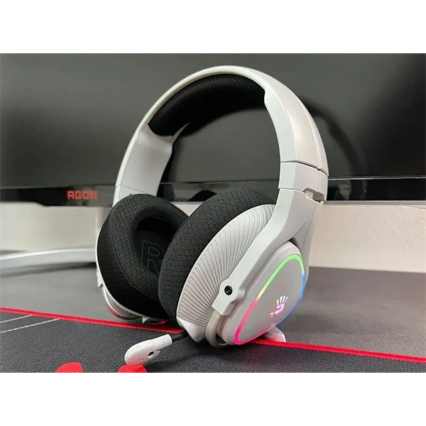 A4-Tech Bloody MR710 Multi-platform vezeték nélküli RGB szürke gamer headset