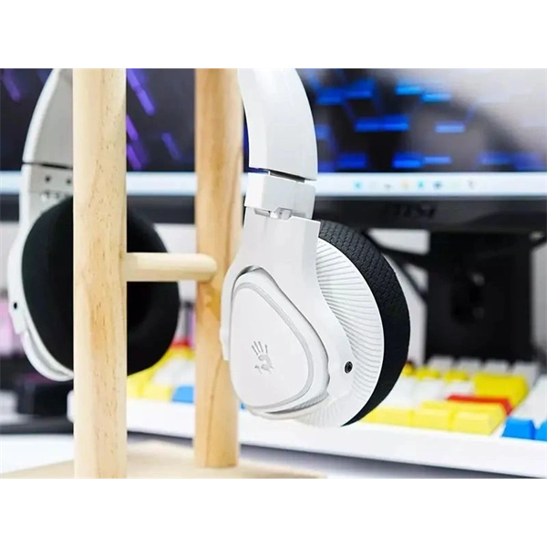 A4-Tech Bloody MR710 Multi-platform vezeték nélküli RGB szürke gamer headset