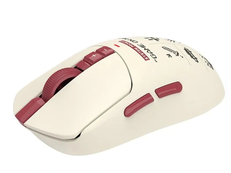 A4-Tech Bloody R72 Ultra Duo Pixels Red vezeték nélküli fehér gamer egér