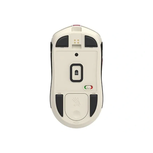 A4-Tech Bloody R72 Ultra Duo Pixels Red vezeték nélküli fehér gamer egér