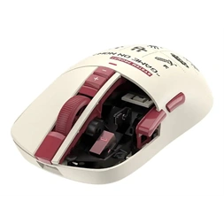 A4-Tech Bloody R72 Ultra Duo Pixels Red vezeték nélküli fehér gamer egér