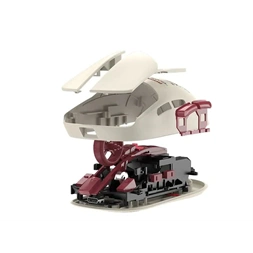 A4-Tech Bloody R72 Ultra Duo Pixels Red vezeték nélküli fehér gamer egér