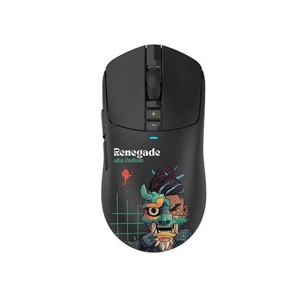 A4-Tech Bloody R72 Ultra Duo Renegade Midnight vezeték nélküli fekete gamer egér