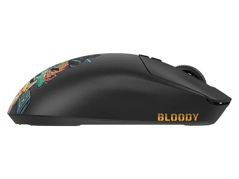 A4-Tech Bloody R72 Ultra Duo Renegade Midnight vezeték nélküli fekete gamer egér