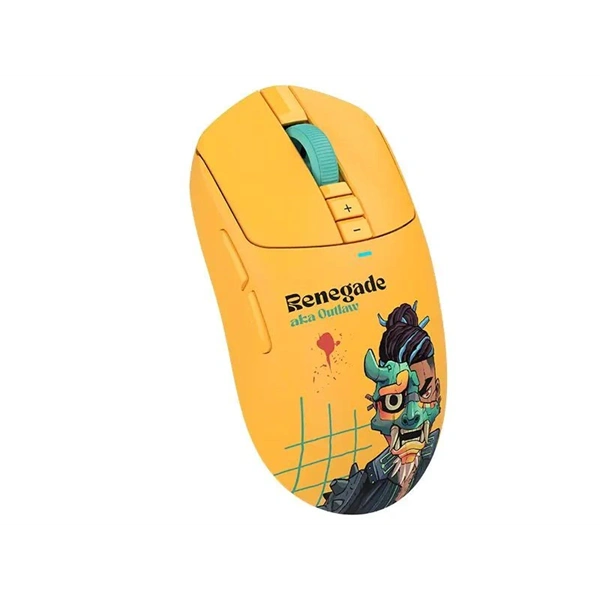 A4-Tech Bloody R72 Ultra Duo Renegade Sunset vezeték nélküli sárga gamer egér