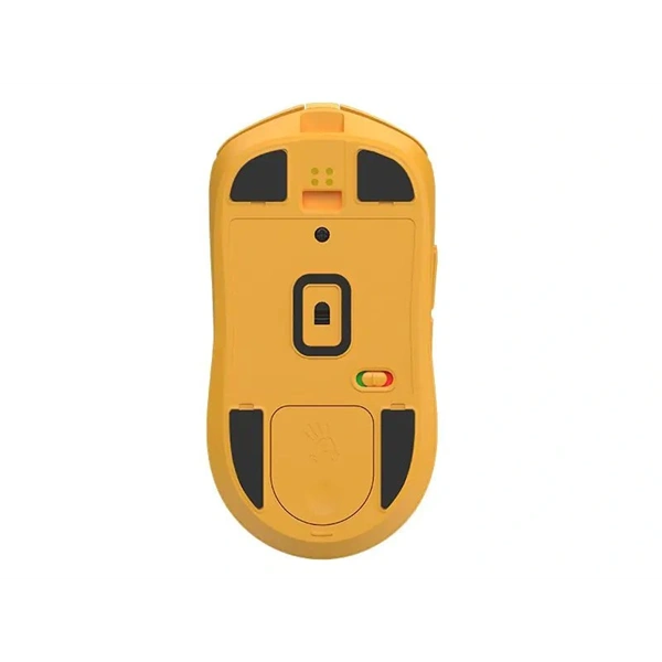 A4-Tech Bloody R72 Ultra Duo Renegade Sunset vezeték nélküli sárga gamer egér