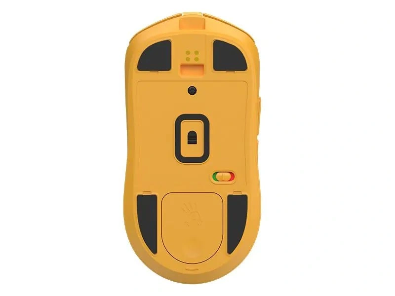 A4-Tech Bloody R72 Ultra Duo Renegade Sunset vezeték nélküli sárga gamer egér