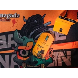 A4-Tech Bloody R72 Ultra Duo Renegade Sunset vezeték nélküli sárga gamer egér