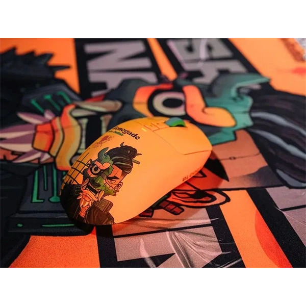 A4-Tech Bloody R72 Ultra Duo Renegade Sunset vezeték nélküli sárga gamer egér