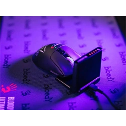 A4-Tech Bloody R73 Ultra Duo Cypher Ghost vezeték nélküli fekete gamer egér