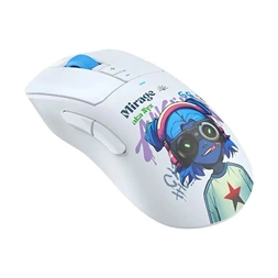 A4-Tech Bloody R73 Ultra Duo Nyx Mirage vezeték nélküli fehér gamer egér