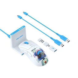 A4-Tech Bloody R73 Ultra Duo Nyx Mirage vezeték nélküli fehér gamer egér