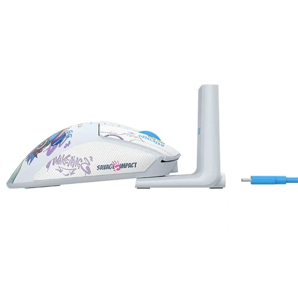 A4-Tech Bloody R73 Ultra Duo Nyx Mirage vezeték nélküli fehér gamer egér