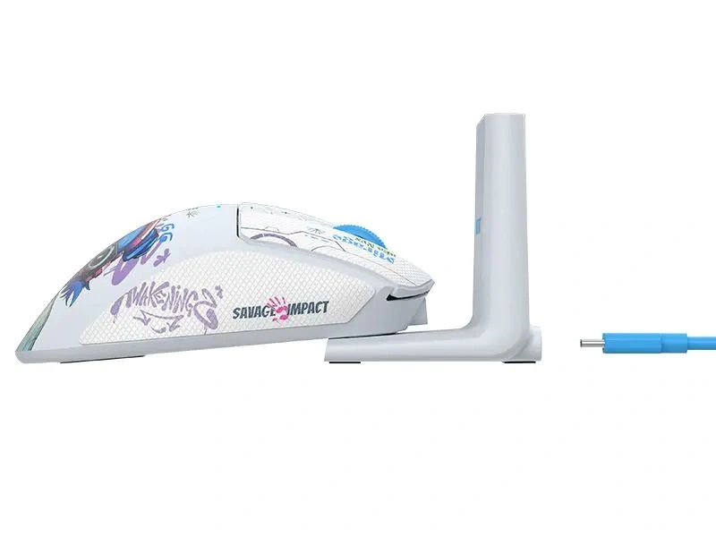 A4-Tech Bloody R73 Ultra Duo Nyx Mirage vezeték nélküli fehér gamer egér