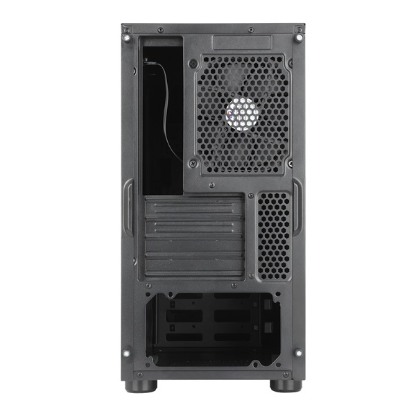 ABKONCORE Cronos Zero Noise Mini RGB fekete ablakos (Táp nélküli) számítógép ház