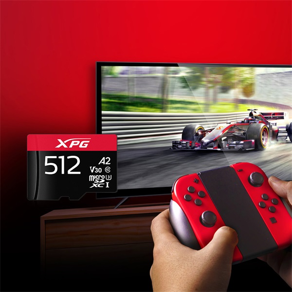 ADATA 128GB SD micro XPG (SDXC Class 10 UHS-I) (AUSDX128GUI3XPGA2-R) gamer memóriakártya
