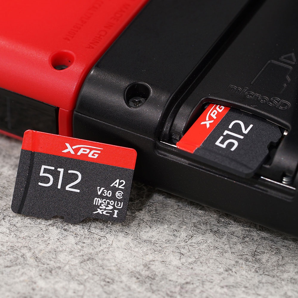 ADATA 128GB SD micro XPG (SDXC Class 10 UHS-I) (AUSDX128GUI3XPGA2-R) gamer memóriakártya