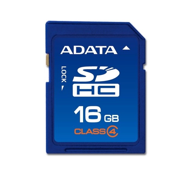 ADATA 16GB SD (SDHC Class 4) (ASDH16GCL4-R) memóriakártya