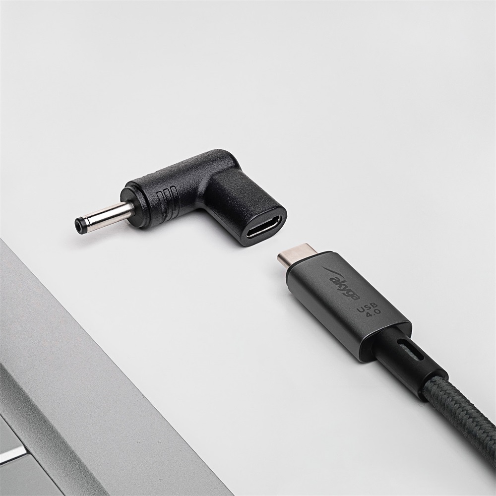 Akyga USB Type-C / 3,5 x 1,35 mm laptop adapter