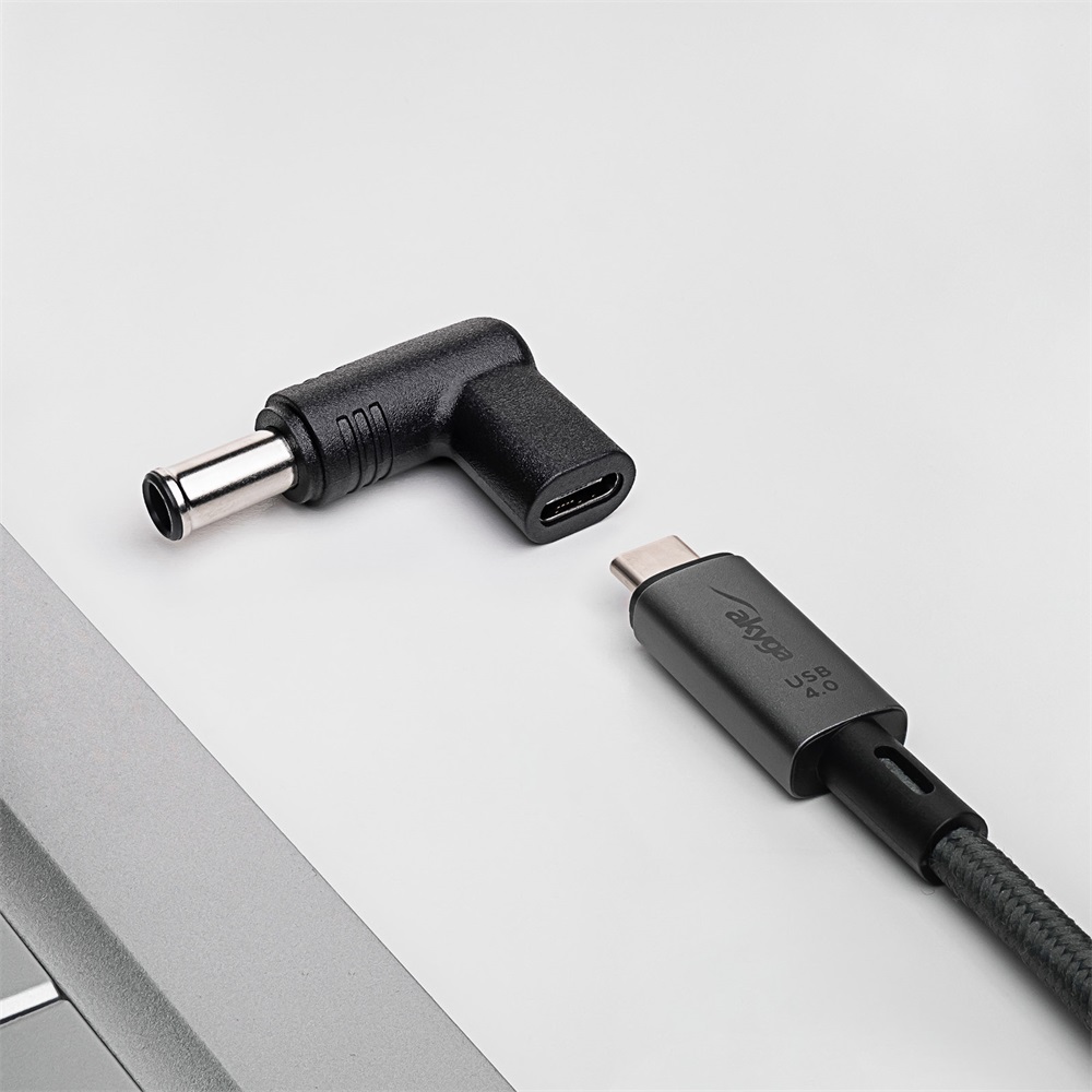 Akyga USB Type-C / 6,5 x 4,4 mm laptop adapter