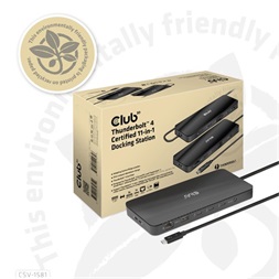 ADA Club3D Thunderbolt 4 Certified 11-in-1 Docking Station