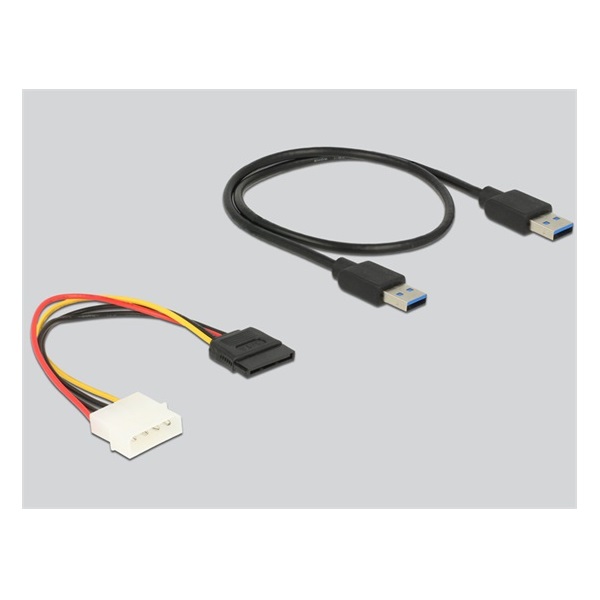 ADA Delock 41423 Bővítőkártya PCI Express x1 > PCI Express x16 + USB-kábellel - 60cm