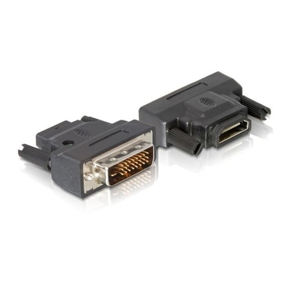 Delock 65024 DVI-25tűs apa > HDMI anya adapter