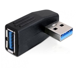 Delock 65341 USB 3.0 apa-anya vízszintesen 90°-ban forgatott adapter