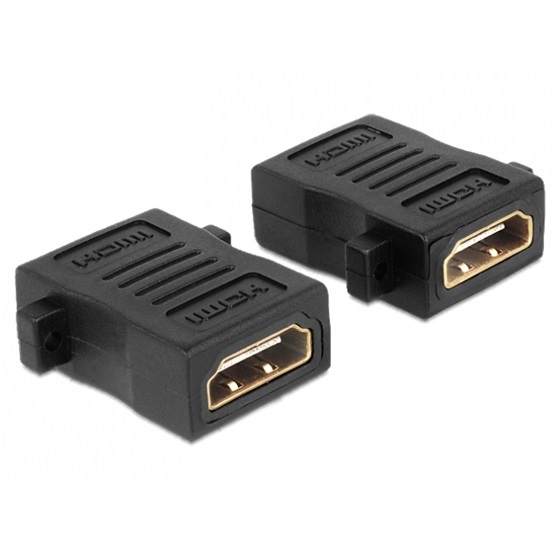 Delock 65509 HDMI-A anya > anya csavarhellyel adapter