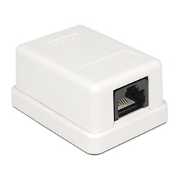 Delock 86248 Cat.6A UTP moduláris fali 1portos kimenet