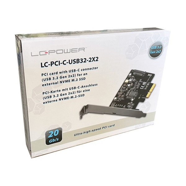 ADA LC Power PCI kártya LC-PCI-C-USB32-2X2