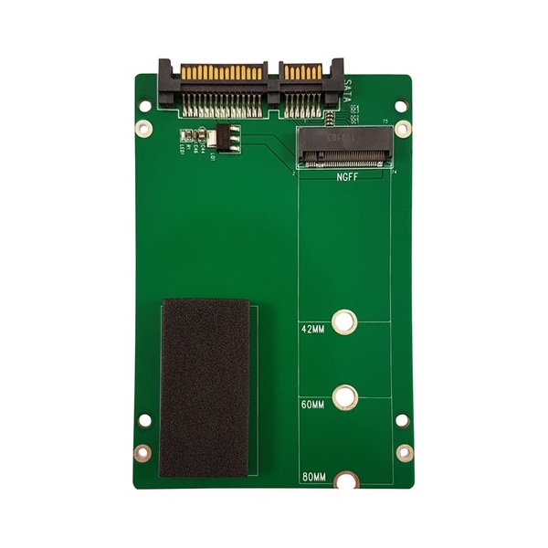 ADA LC Power SATA > M.2 SSD átalakító kártya - LC-ADA-M2-NB-SATA