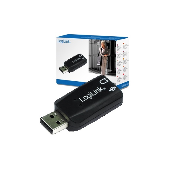 LogiLink UA0053 USB2.0 mikrofon-jack dugó audió adapter