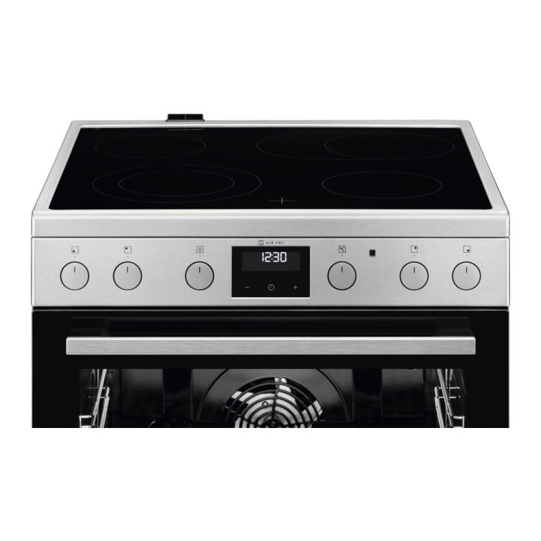 AEG CCB6446ABM inox, szabadonálló, kerámialapos, elektromos, főzőzóna: 4, sütő:72L, grill, tűzhely