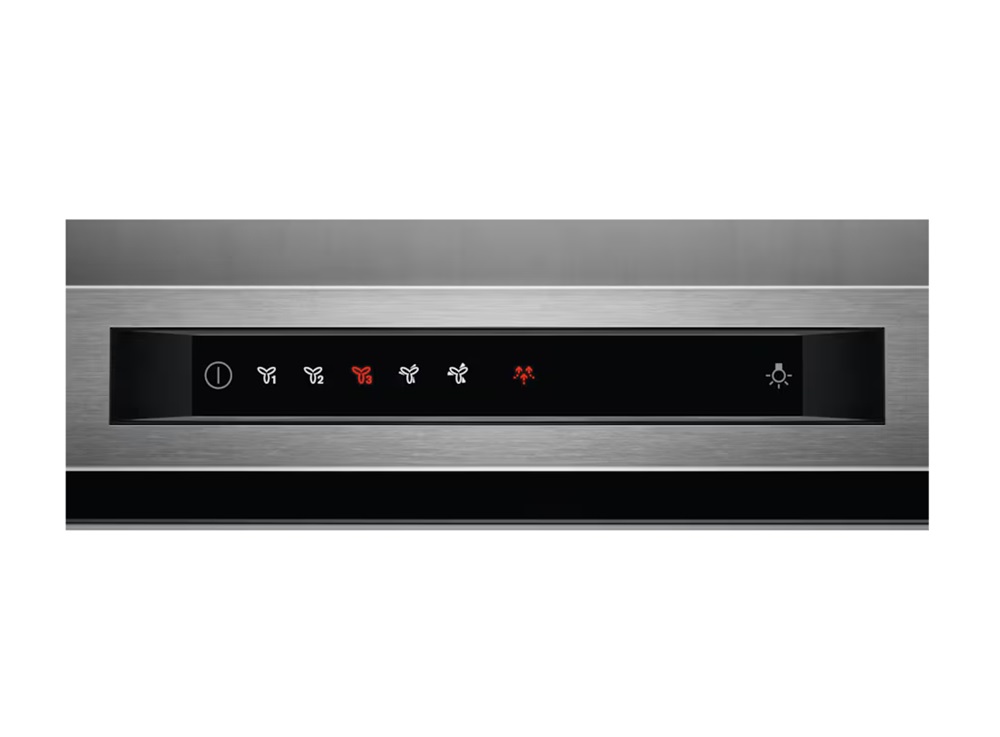 AEG DBE5960HB inox, szabadonálló, kürtős, méret:89,8 cm, zajszint:68 dB, páraelszívó