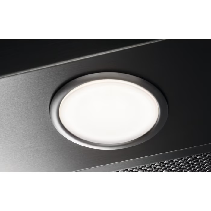 AEG DBE5960HB inox, szabadonálló, kürtős, méret:89,8 cm, zajszint:68 dB, páraelszívó