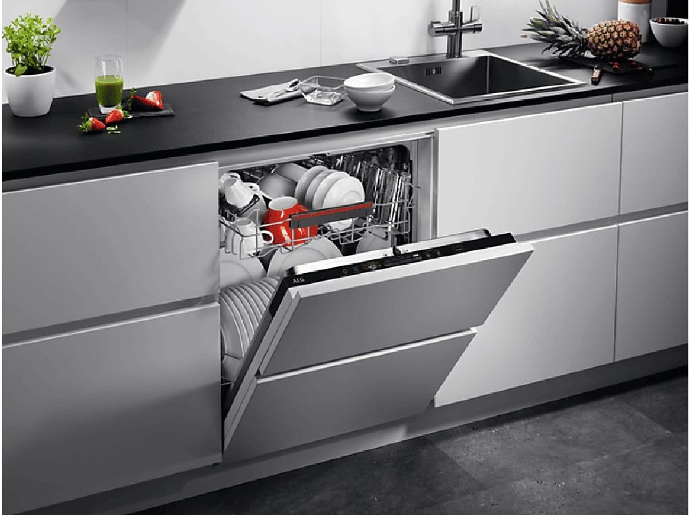 AEG FSB5360CZ inox, programok száma: 7, beépíthető, 13 terítékes mosogatógép 