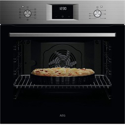 AEG OA5AB21SM inox-fekete, beépíthető, sütőtér:72L, grill, légkeverés, hidrolitikus, gőzsütő