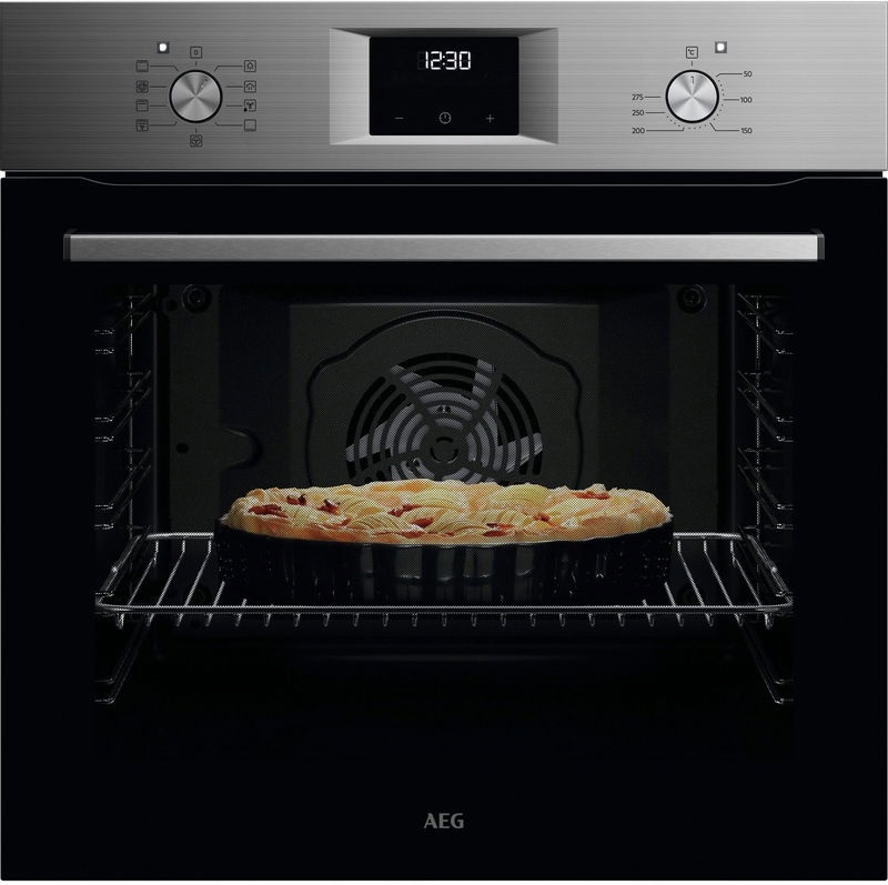AEG OA5AB21SM inox-fekete, beépíthető, sütőtér:72L, grill, légkeverés, hidrolitikus, gőzsütő