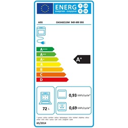 AEG OA5AB21SM inox-fekete, beépíthető, sütőtér:72L, grill, légkeverés, hidrolitikus, gőzsütő