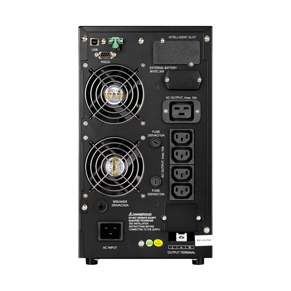 AEG Protect C 3000VA 4xIEC C13+1xIEC C19+1xSorkapocs VFI online kettős konverziós bővíthető szünetmentes tápegység