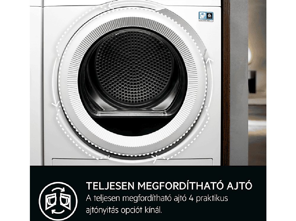 AEG TR718L2E fehér, 8 kg, hőszivattyús, szárítógép