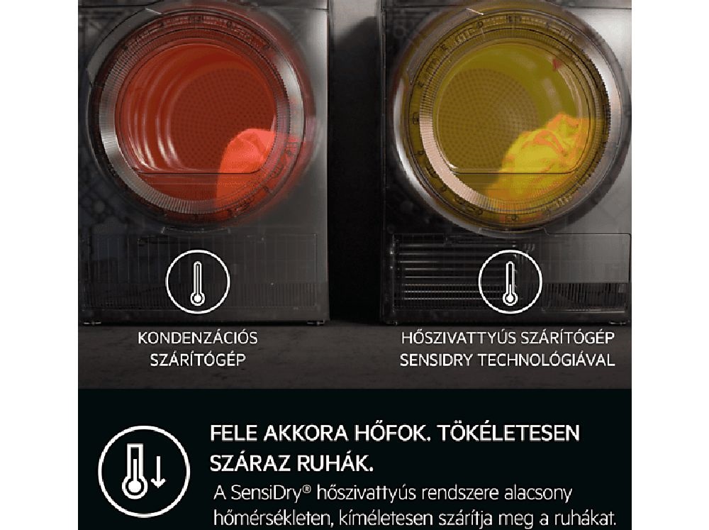 AEG TR718L2E fehér, 8 kg, hőszivattyús, szárítógép