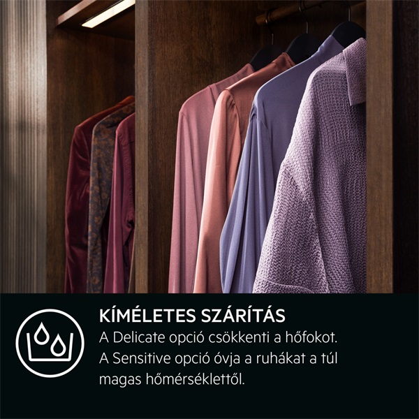 AEG TR718L2E fehér, 8 kg, hőszivattyús, szárítógép