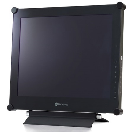 AG Neovo 19" X-19E SXGA TN VGA/DVI/HDMI/DP fekete LED monitor