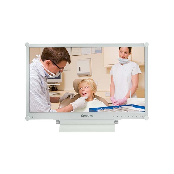 AG Neovo 21,5" DR-22G Dental FHD TN HDMI/DP/RS232 fehér LED monitor