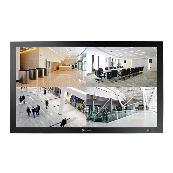 AG Neovo 43" QX-43 4K UHD VA VGA/DVI/HDMI/DP/USB/RS232/RJ45 fekete LED monitor